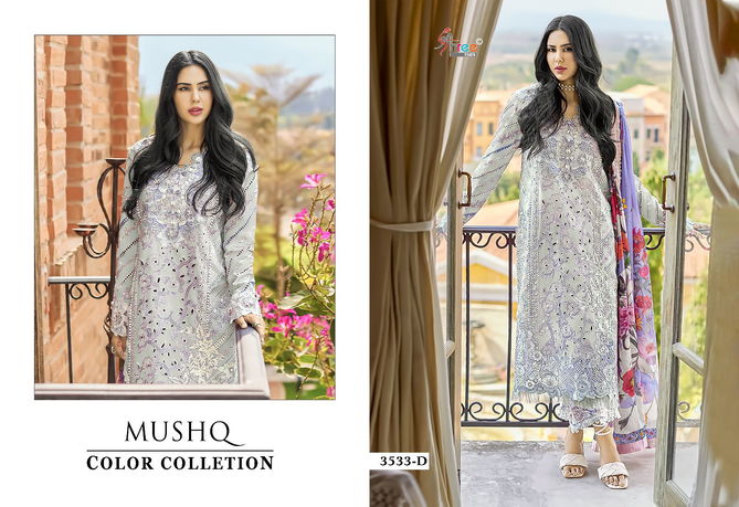 Mushq Color Collection 24 By Shree Cambric Cotton Pakistani Suits Wholesalers In Delhi
